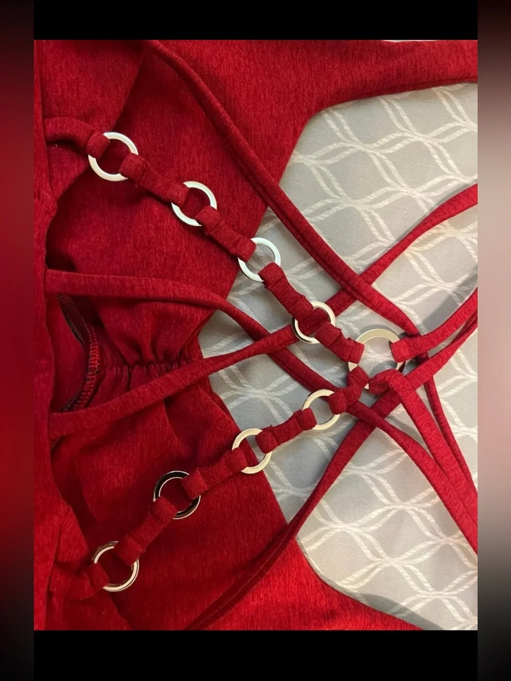 Bombshell Sportswear Red Angel Bra